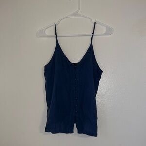 NWT - Krisa top- navy -size small- button down